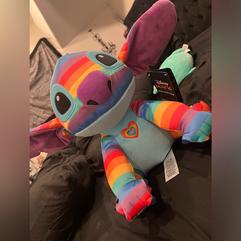 Disney Stitch plush from the Pride collection